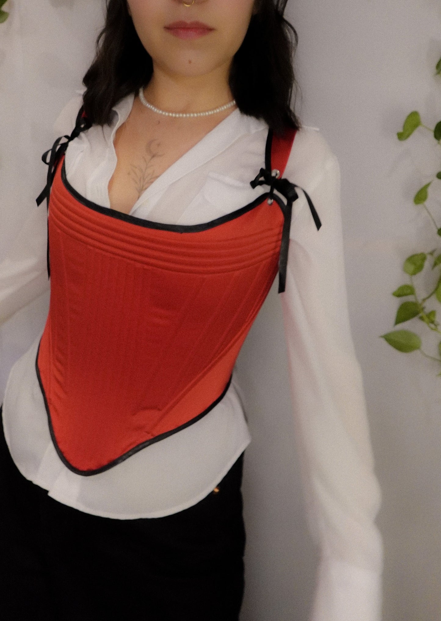 Corset histórico doble vista (1780’s stays)