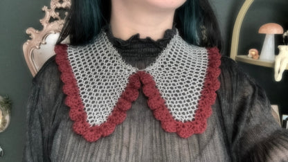 Chainmail crochet Collar